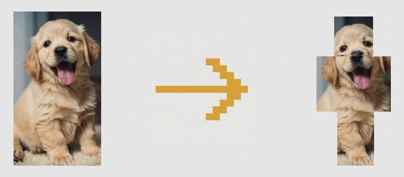 Example of converting a photo to a Minecraft skin