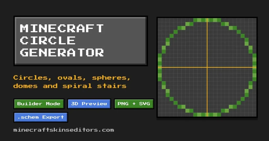 Minecraft Circle Generator 1 Minecraft Circle Generator